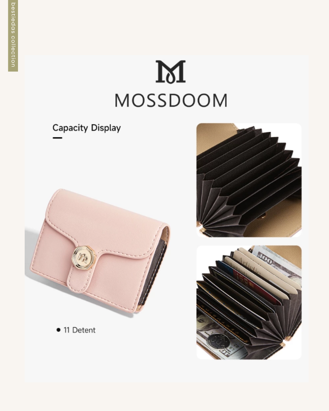 MOSSDOOM Bria Card Holder