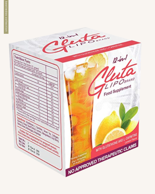 Gluta Lipo Lemon Juice 12-in-1 Detox Drink with Glutathione & L-Carnitine