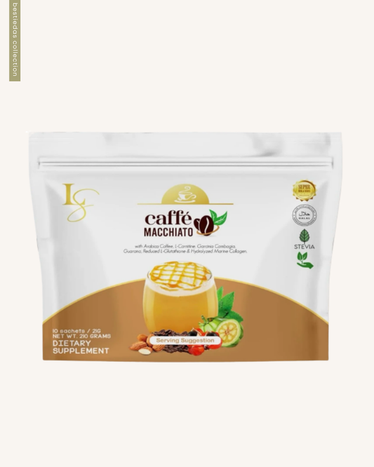 Luxe Slim Caffé Macchiato – 12-in-1 Herbal Slimming Coffee | 10 Sachets