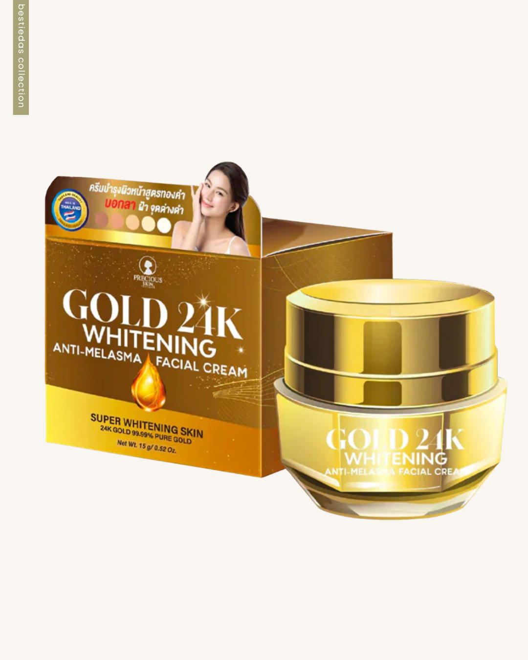 Gold 24K Whitening Anti-Melasma Facial Cream – Pure Gold & Botanical Extracts
