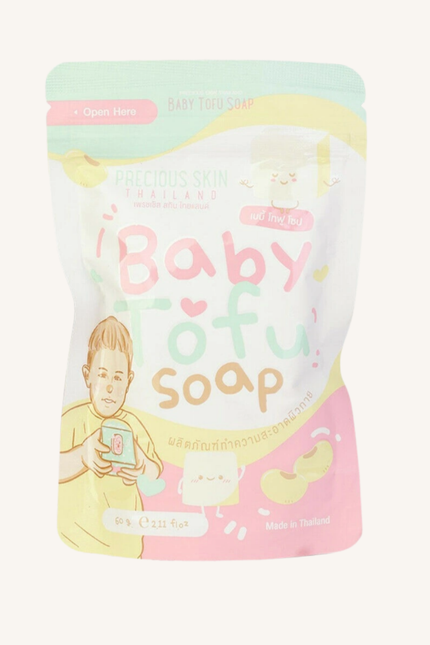 Precious Skin Baby Tofu Face & Body Soap – Gentle Brightening Bar