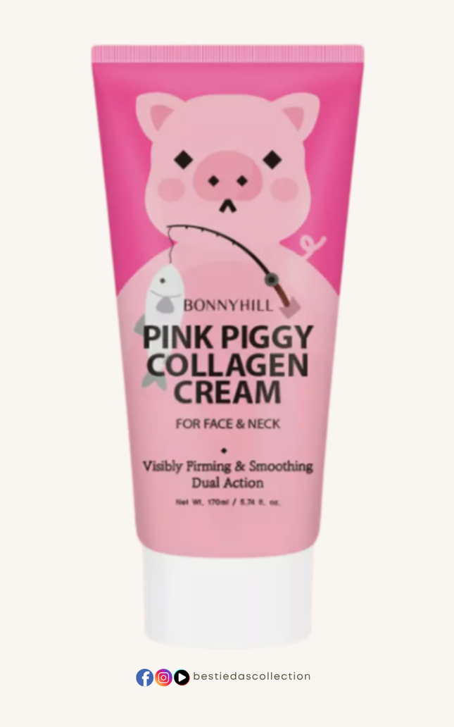 Bonnyhill Pink Piggy Collagen Cream – Visibly Firming & Smoothing (170ml)