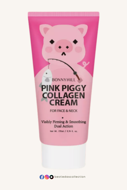 Bonnyhill Pink Piggy Collagen Cream – Visibly Firming & Smoothing (170ml)
