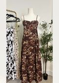 Floral A-Line Maxi Dress