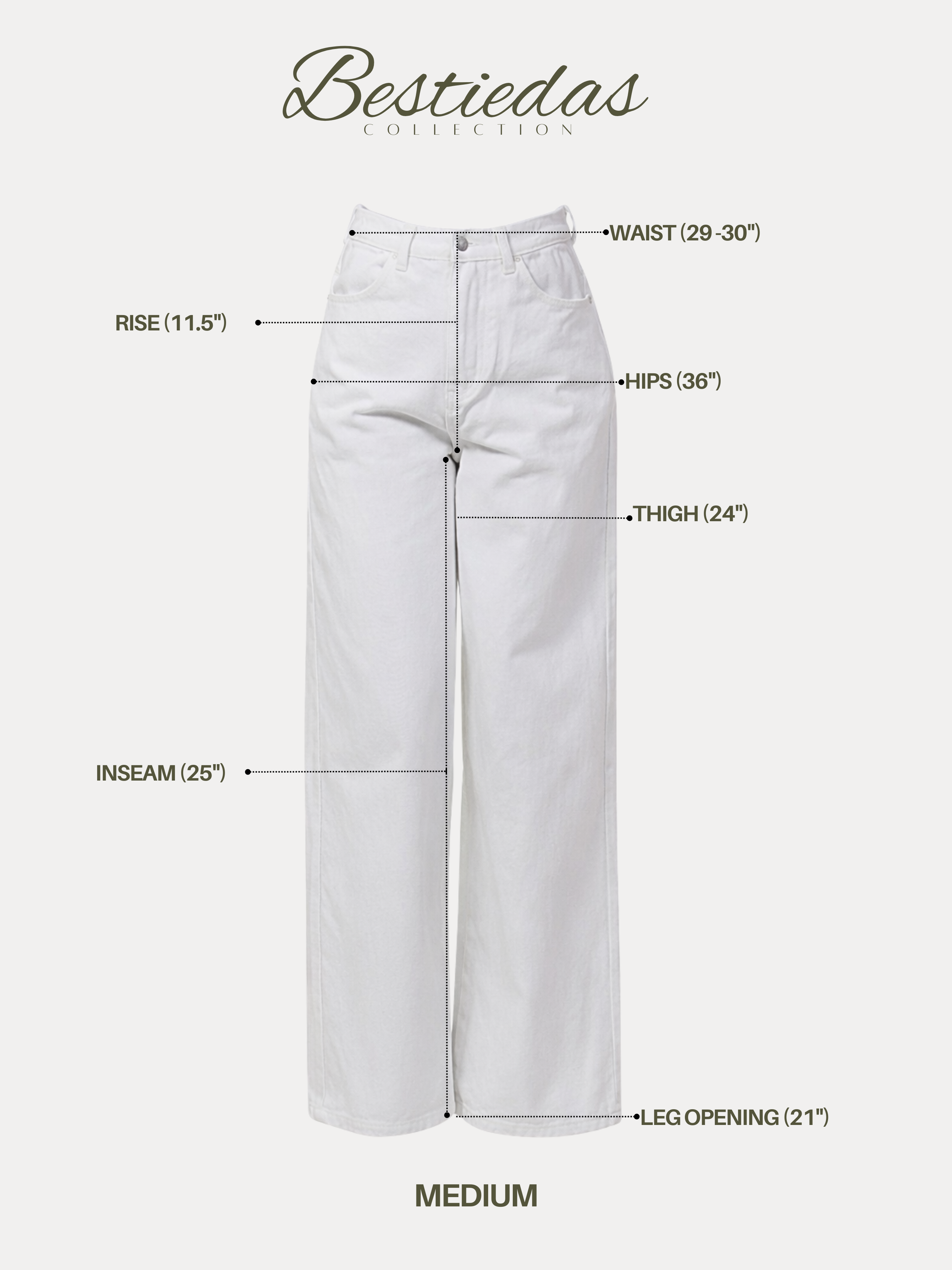 High Rise Wide Leg Denim Pants