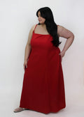 Scarlet Flow Maxi Dress