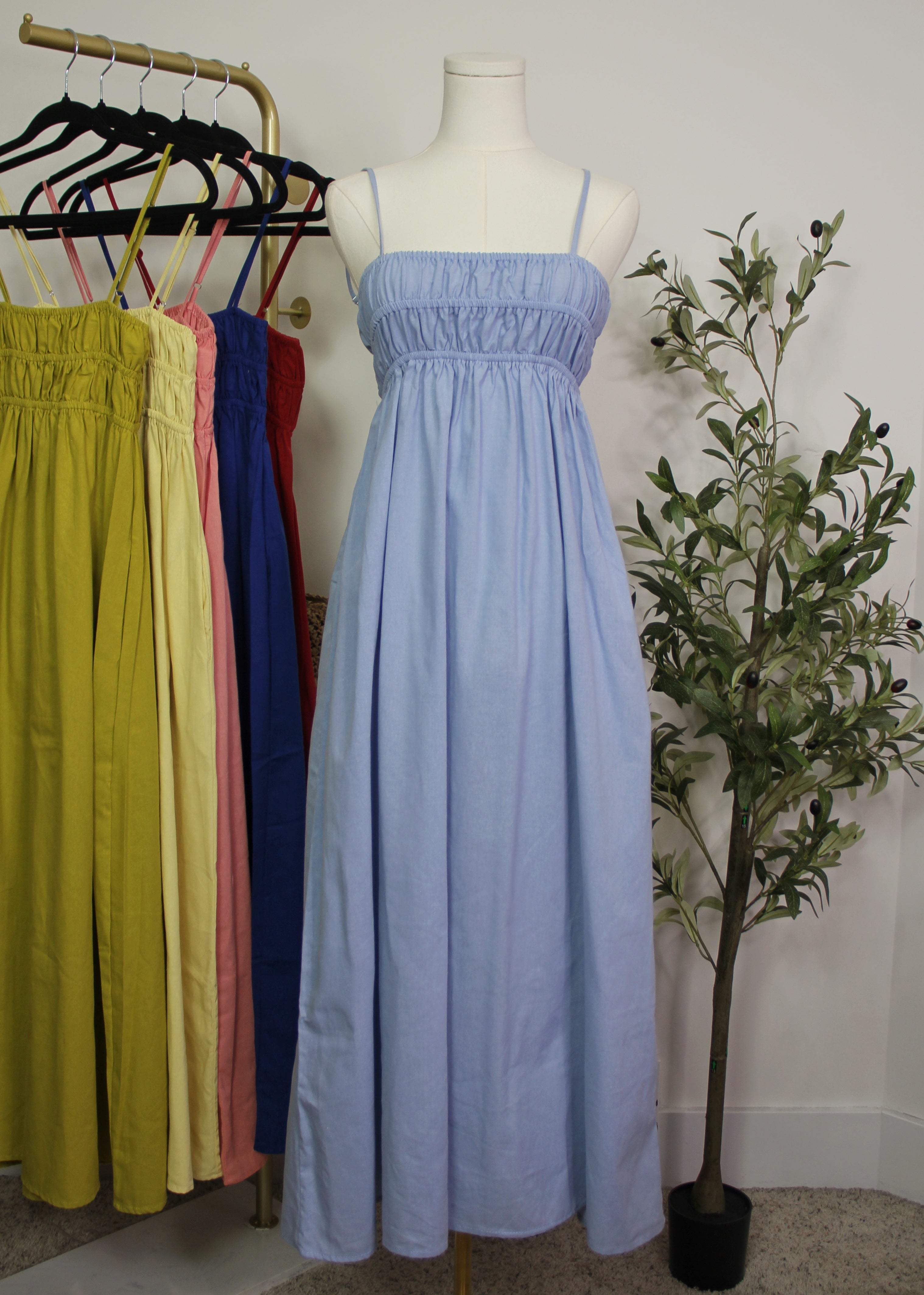 Smocked Maxi Dress