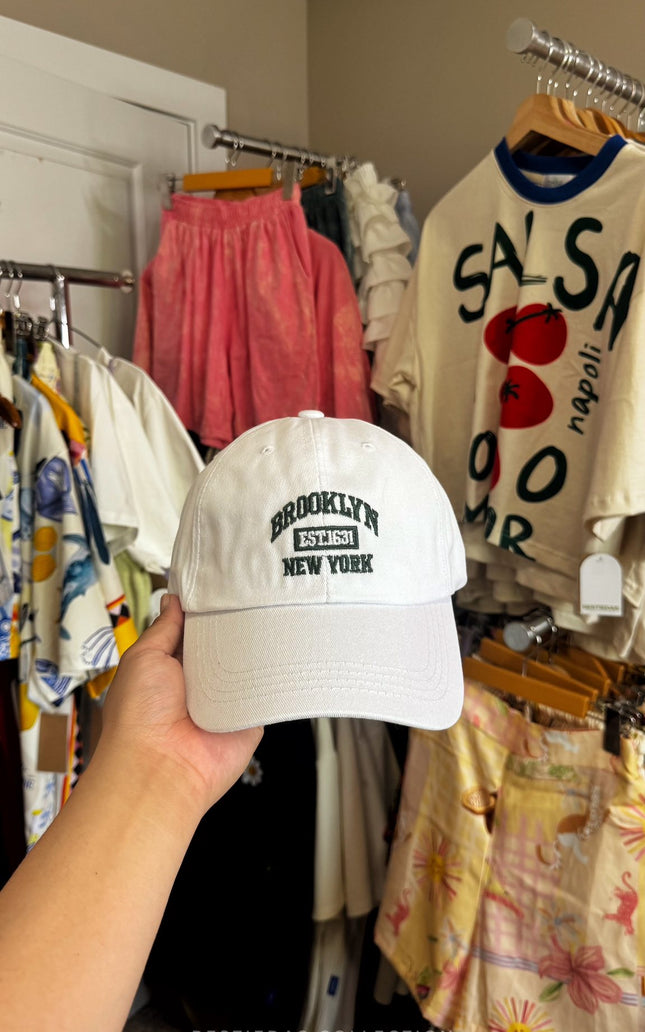 Brooklyn NY Embroidered Hat – Adjustable | Bestiedas Collection