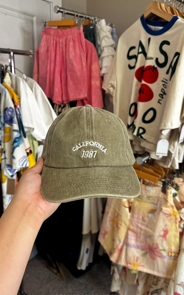 California 1987 Hat – Adjustable | Bestiedas Collection
