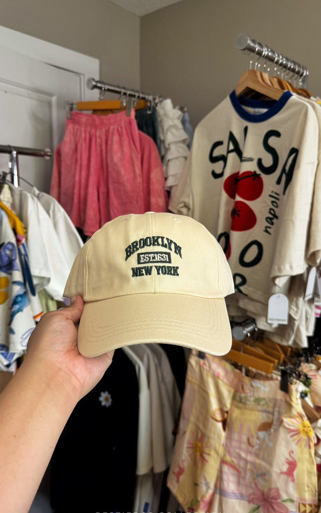 Brooklyn NY Embroidered Hat – Adjustable | Bestiedas Collection