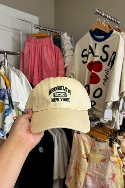 Brooklyn NY Embroidered Hat – Adjustable | Bestiedas Collection