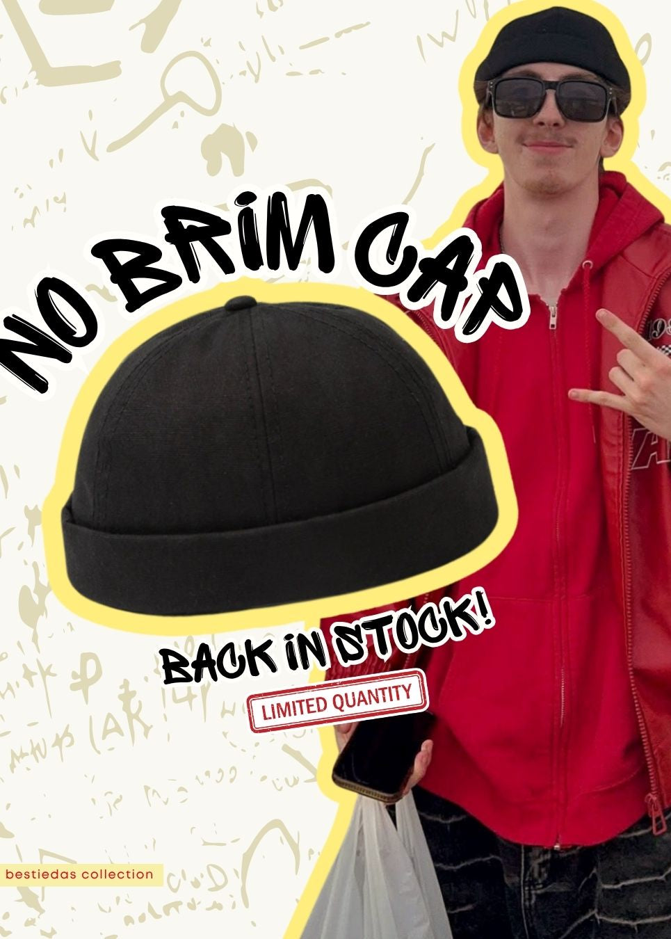 Unisex No-Brim Hat | One Size Fits All