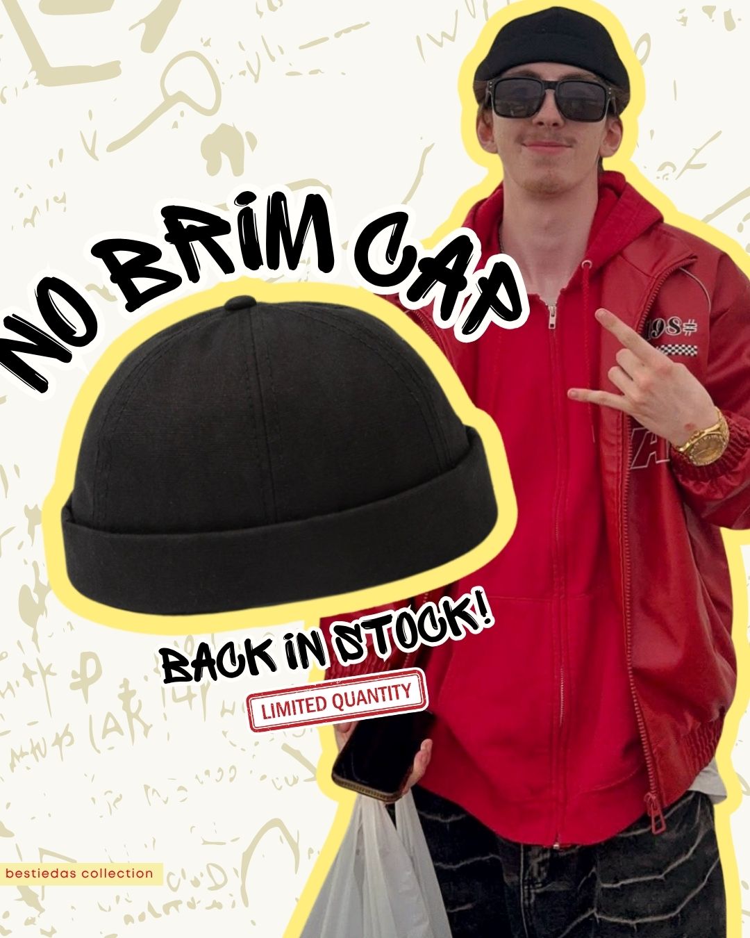 Unisex No-Brim Hat | One Size Fits All