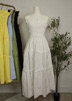 Smocked Tiered Midi Dress