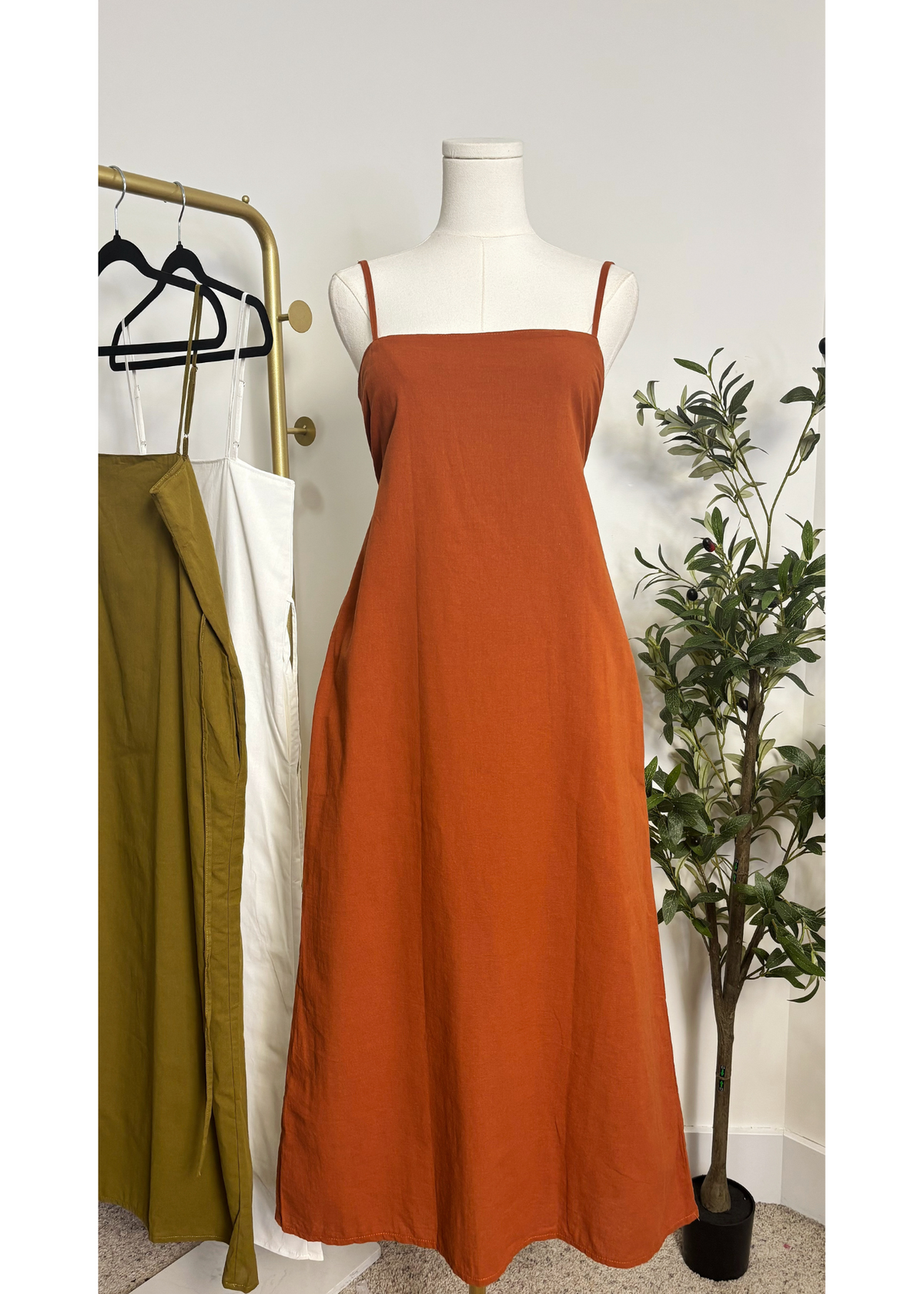 Square Neck Maxi Dress