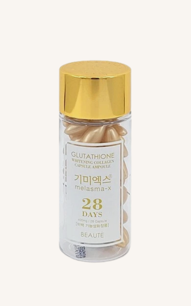 Beaute Melasma-X Glutathione Whitening Collagen Capsule Ampoule (28 Days)