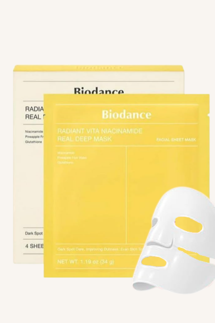 Biodance Radiant Vita Niacinamide Real Deep Mask (Box of 5)