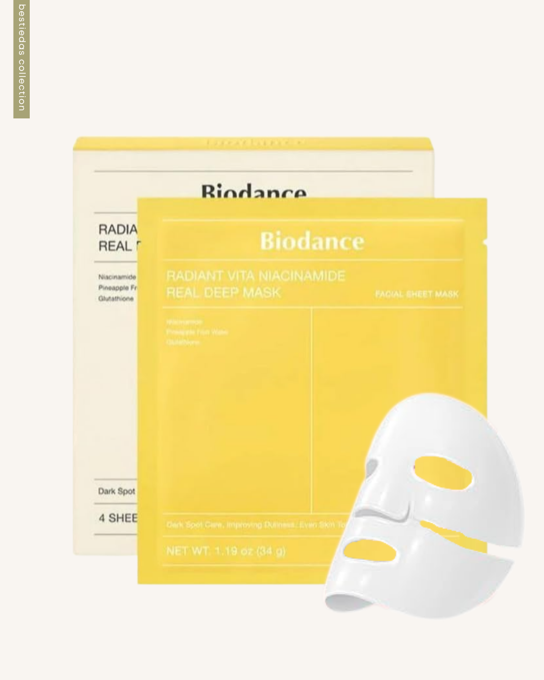 Biodance Radiant Vita Niacinamide Real Deep Mask (Box of 5)