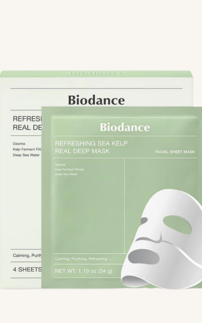 Biodance Refreshing Sea Kelp Real Deep Mask (Box of 5)