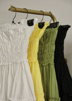 Smocked Tiered Midi Dress