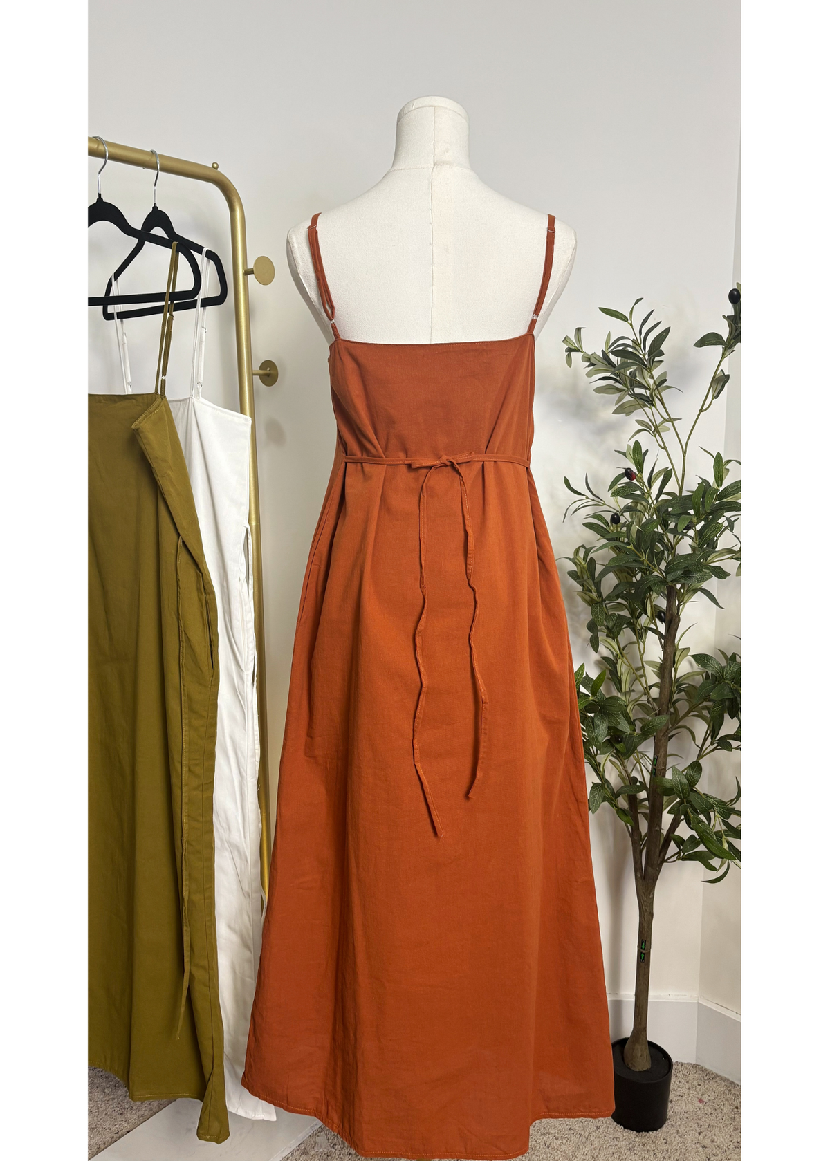 Square Neck Maxi Dress