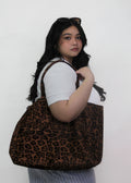 Leopard Print Oversized Tote Bag