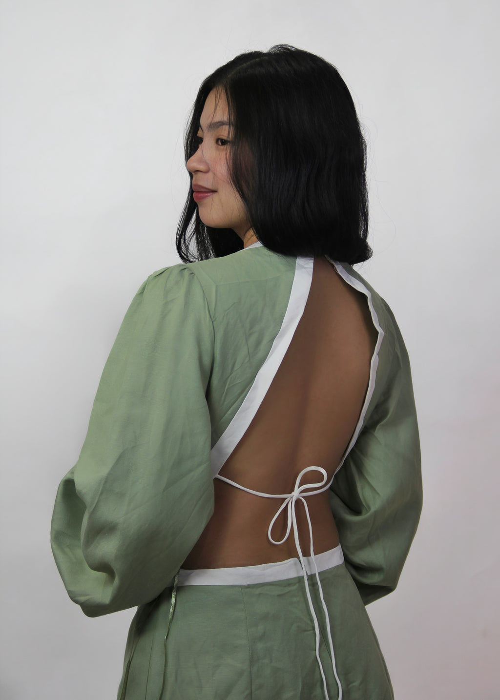 Open-Back Cutout Mini Dress