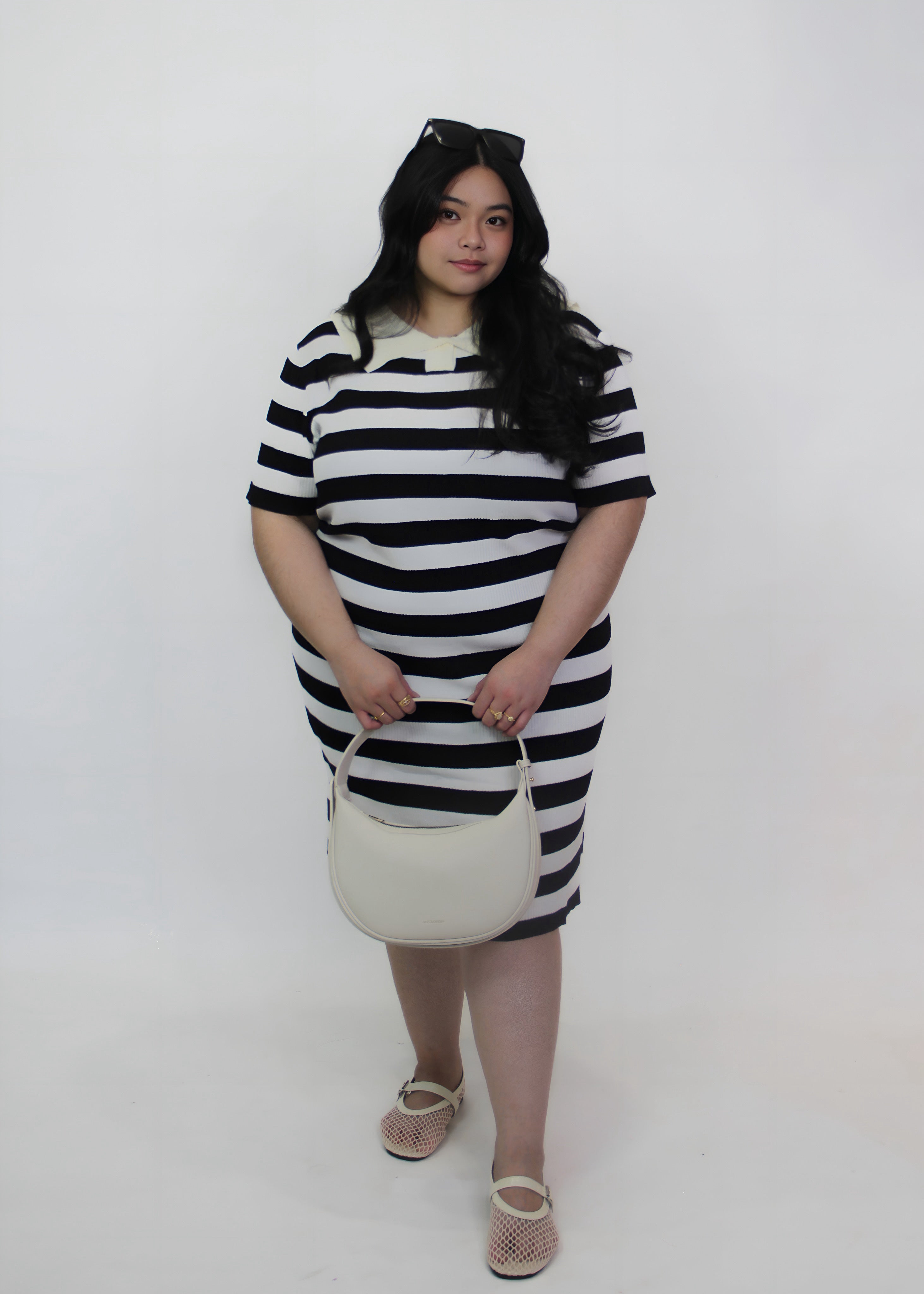 Classic Stripe Midi Dress