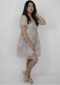 Floral Sheer Mini Dress