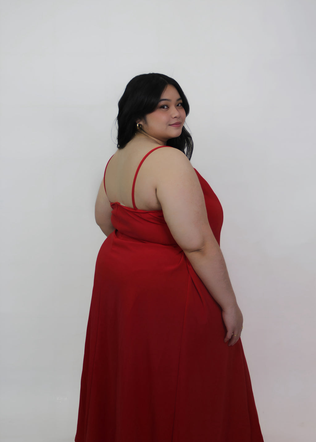 Scarlet Flow Maxi Dress