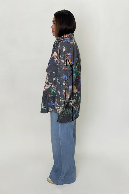 Textured Brushstroke Jacket