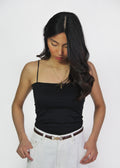 Minimal Luxe Adjustable Belt - Brown