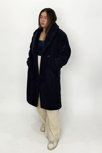 Plush Teddy Long Coat