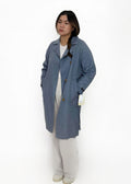 Blue Wool Blend Coat