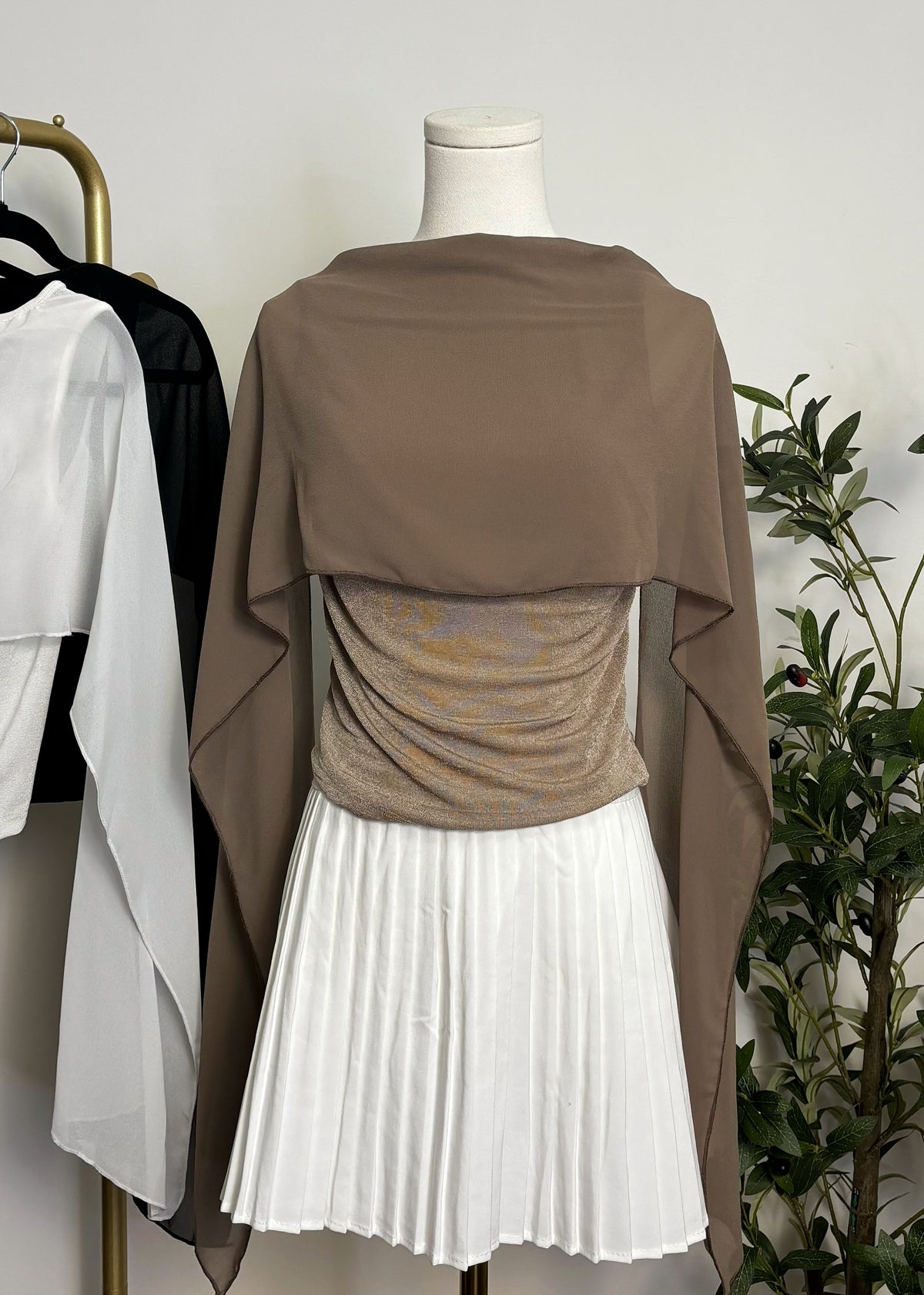 Cape Overlay Top