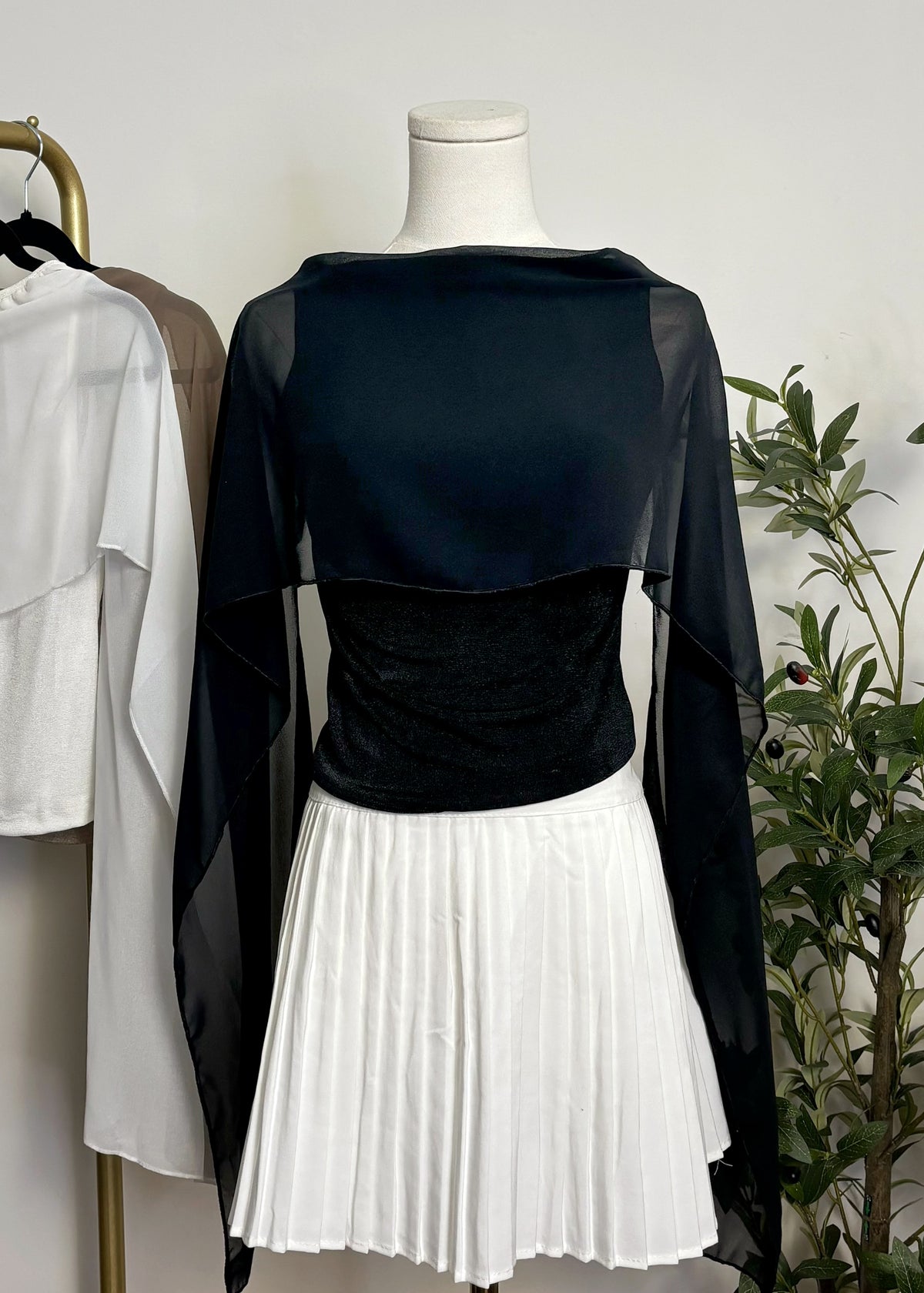 Cape Overlay Top