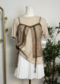 Lace Overlay T-Shirt