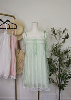 Lace Tie-Strap Dress