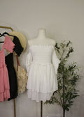 Smocked Off-Shoulder Dress