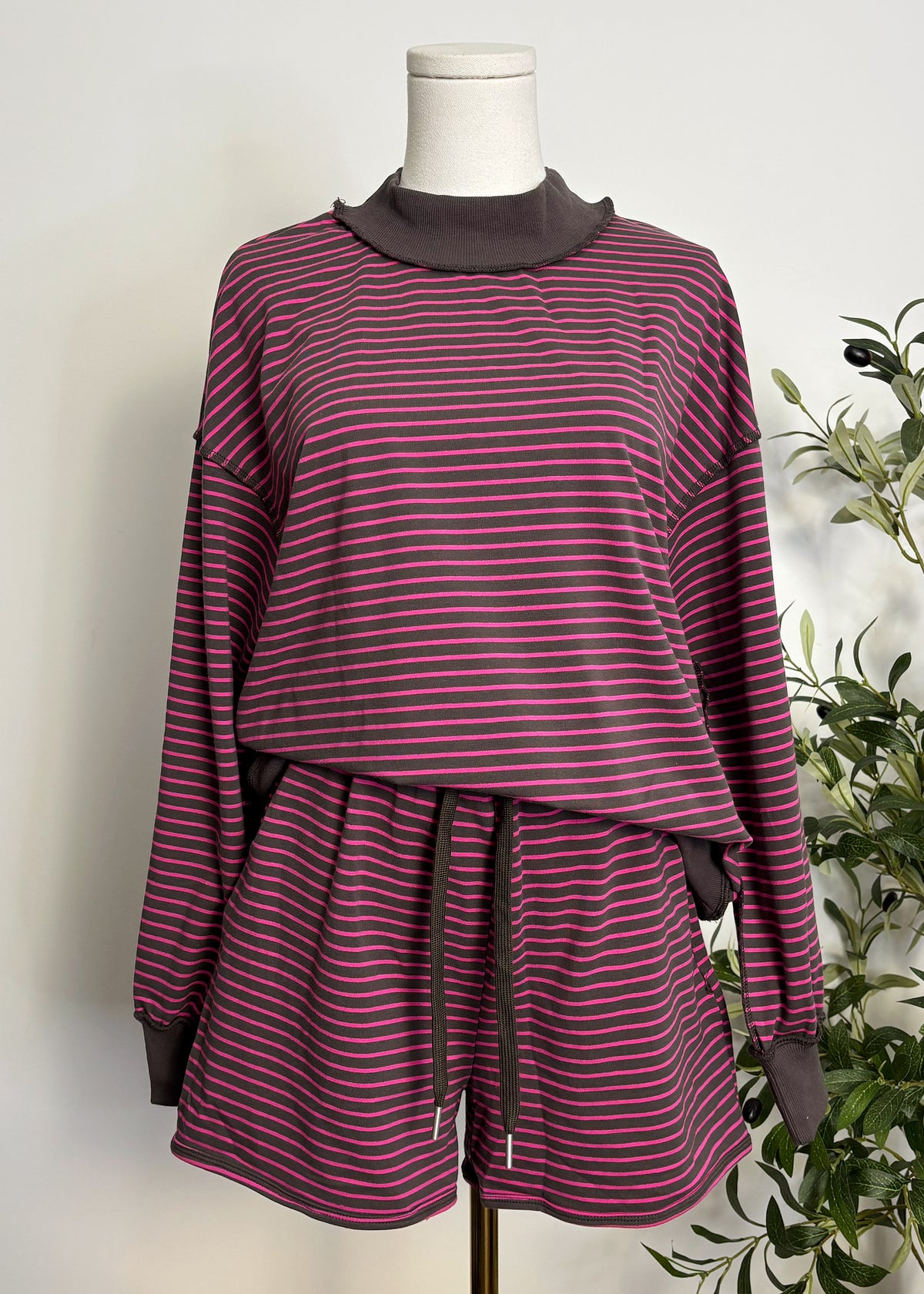 Pink Stripe Set