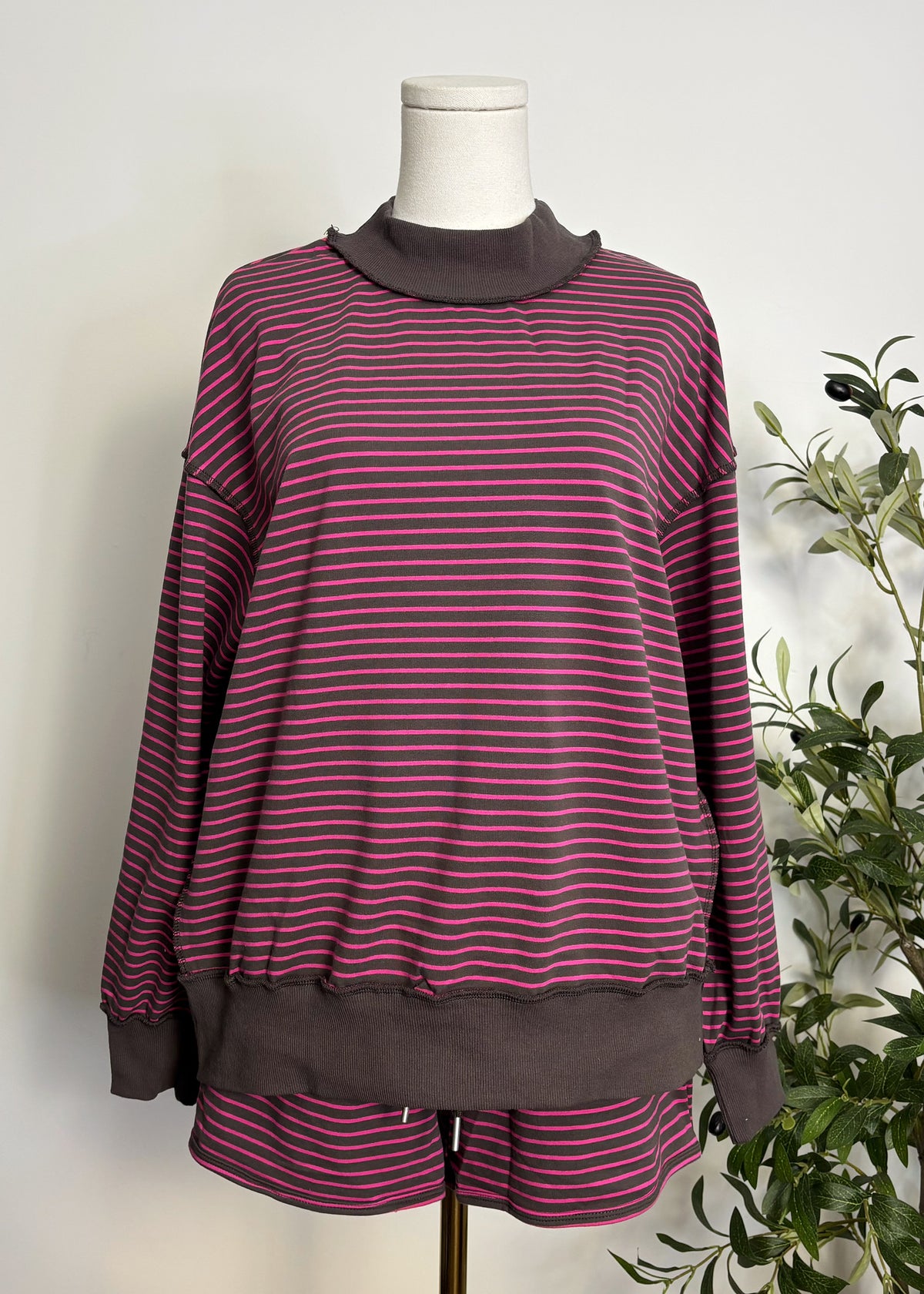 Pink Stripe Set