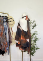 Abstract Halter Dress