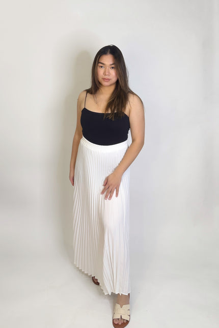Pleated Maxi Skirt – O/S (24"–46")