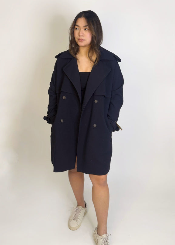 Double-Breasted  Trench Coat