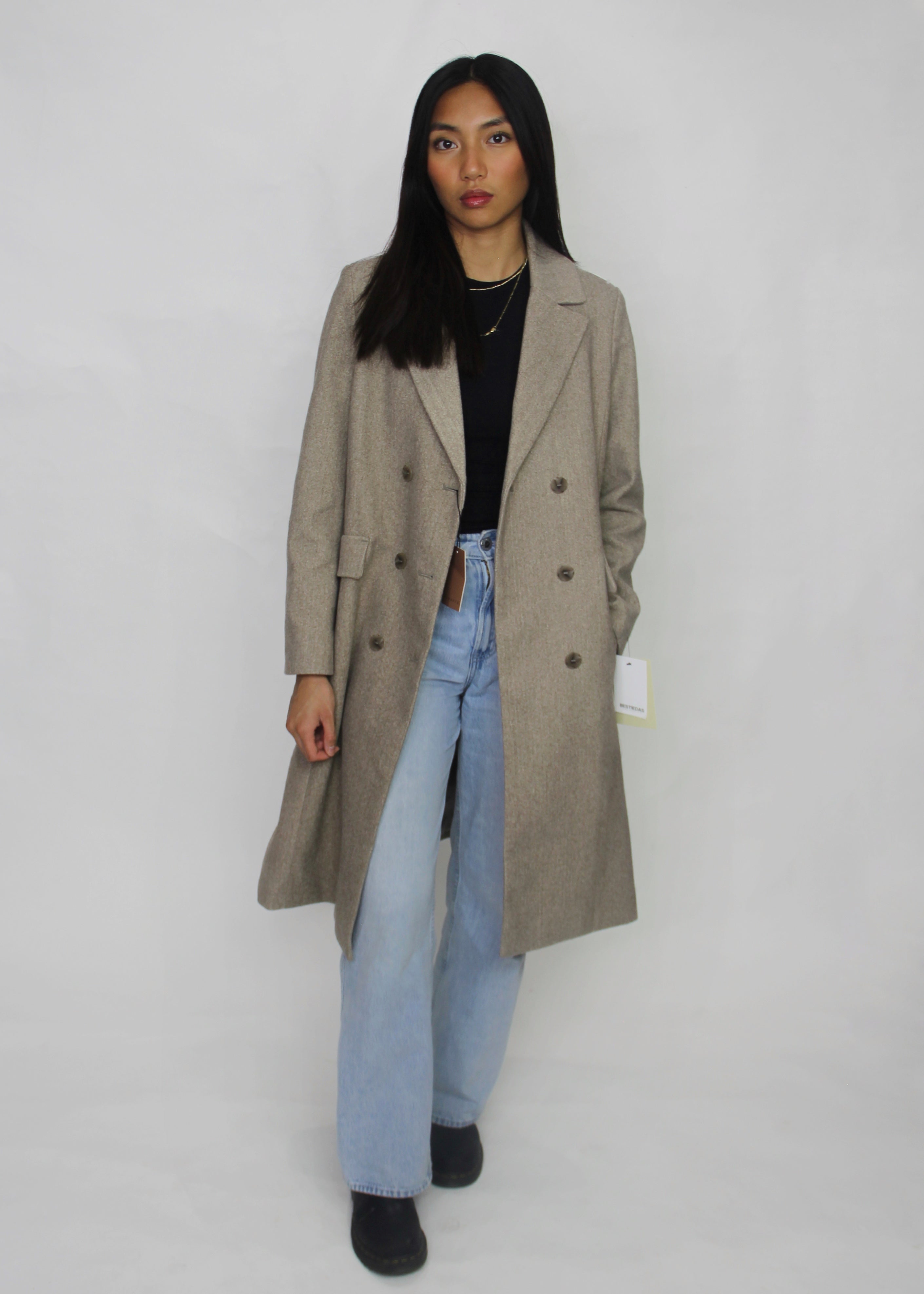 Soft Tailored Coat - Size S