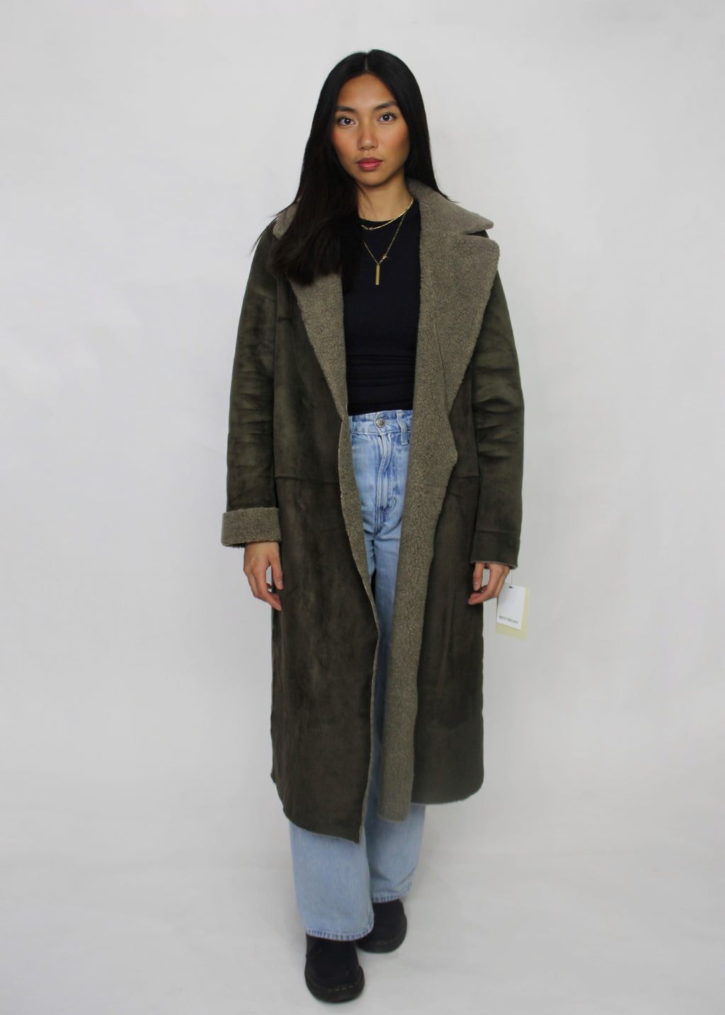 Reversible Shearling Coat