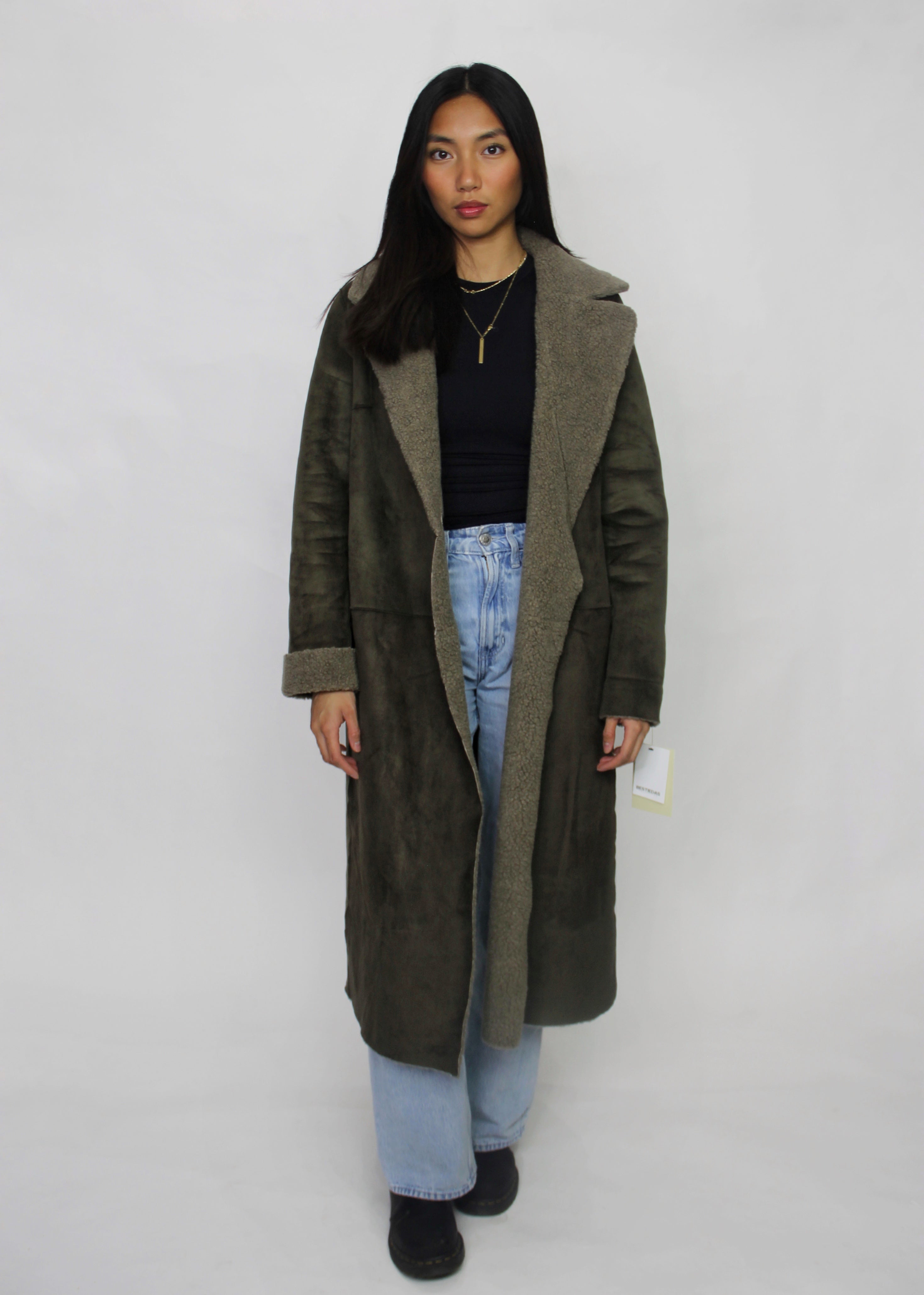 Reversible Shearling Coat