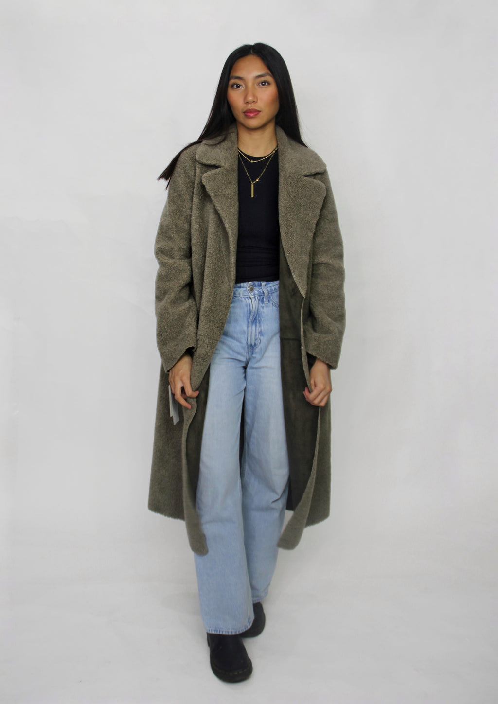 Reversible Shearling Coat