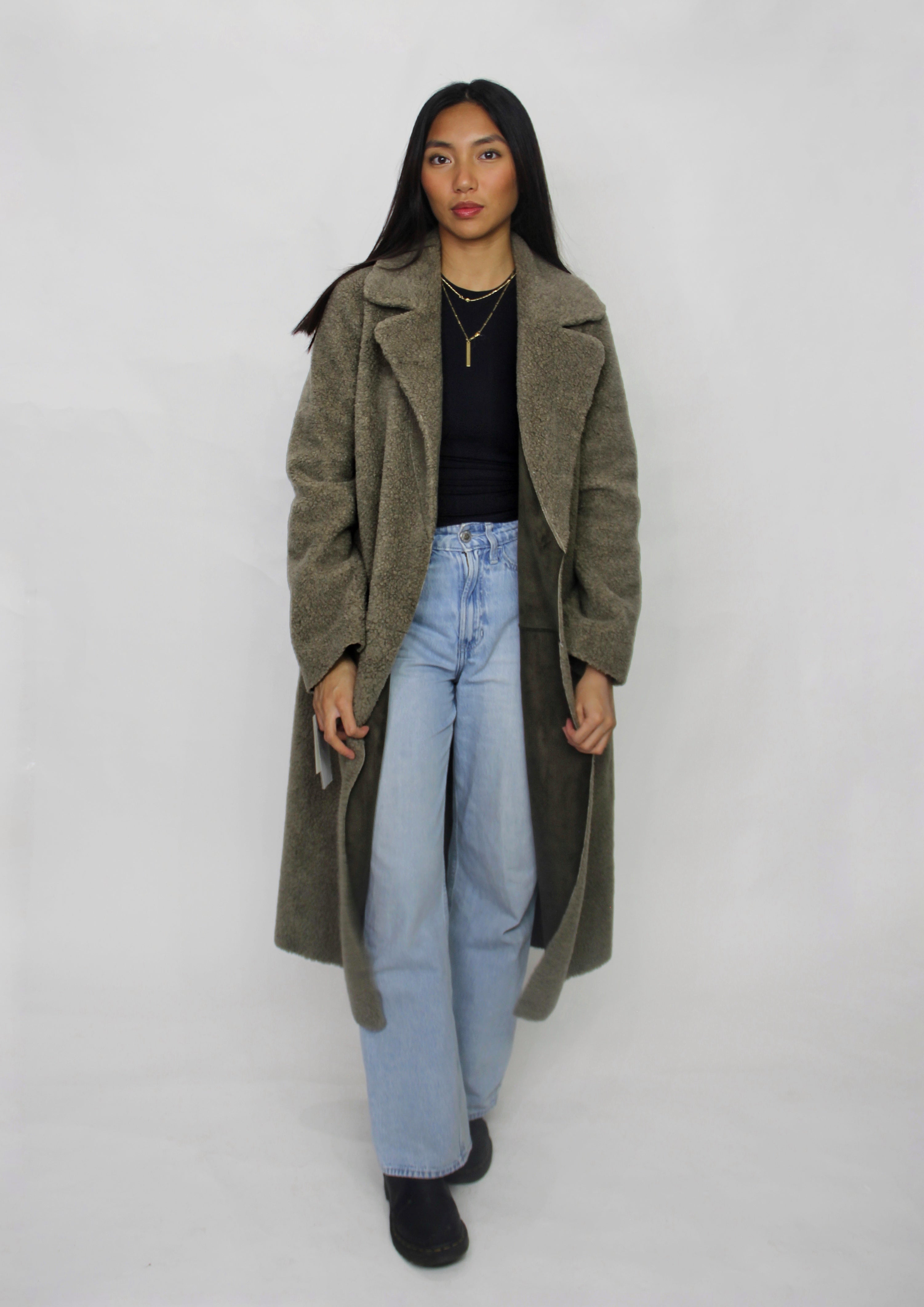 Reversible Shearling Coat