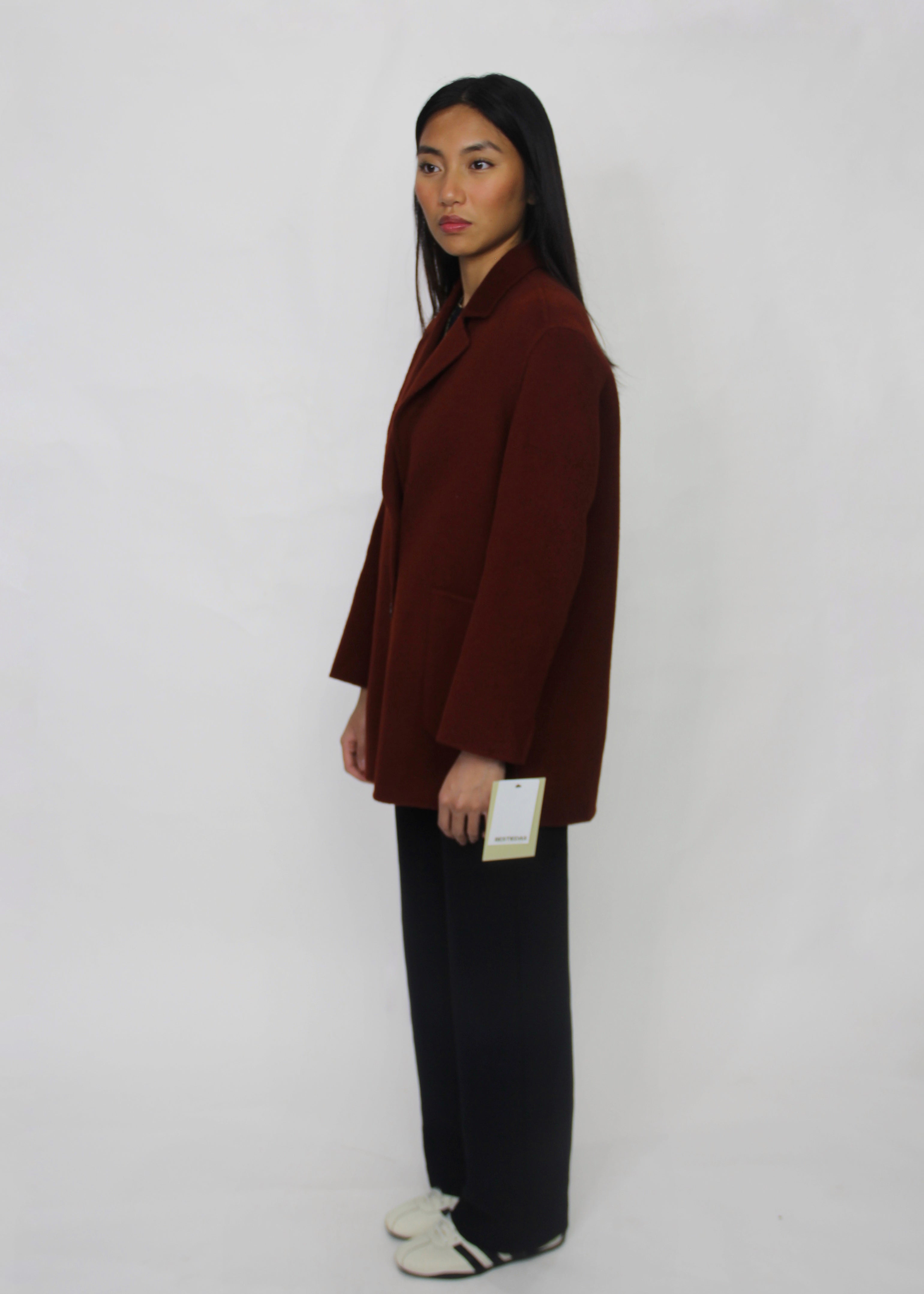 Brown A-Line Coat